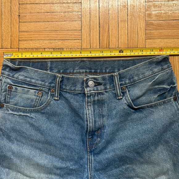Levi’s Strauss & Co 511 Cutoff Shorts Size 33 Blue Jeans Red Tab - Picture 9 of 12